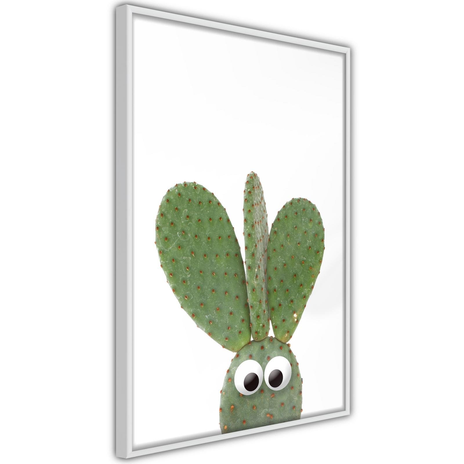 Inramad Poster / Tavla - Funny Cactus III-Poster Inramad-Artgeist-peaceofhome.se
