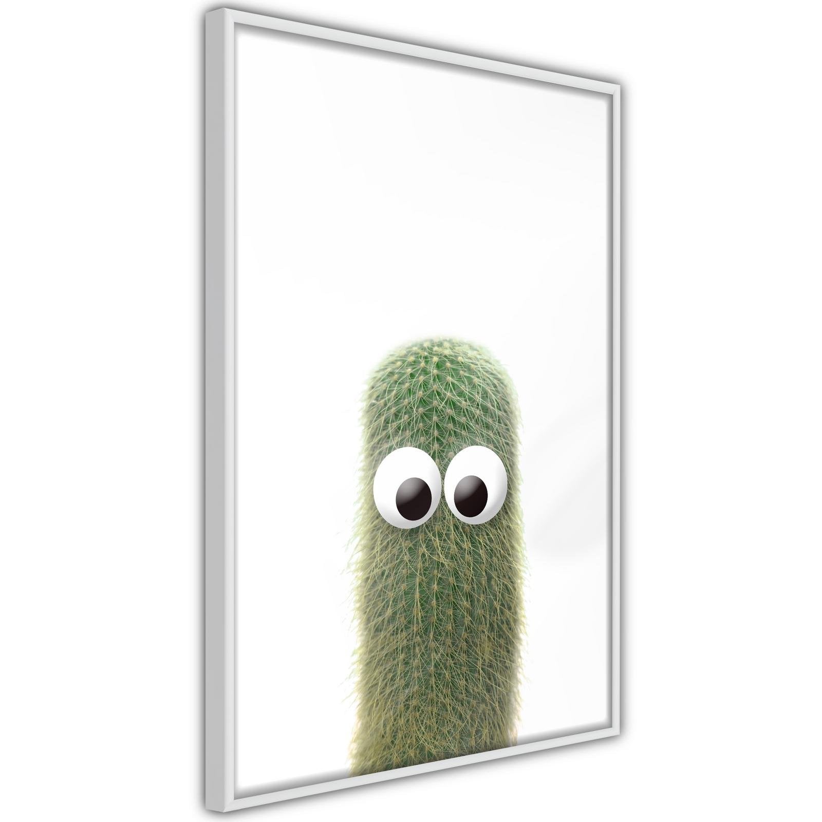 Inramad Poster / Tavla - Funny Cactus IV-Poster Inramad-Artgeist-peaceofhome.se