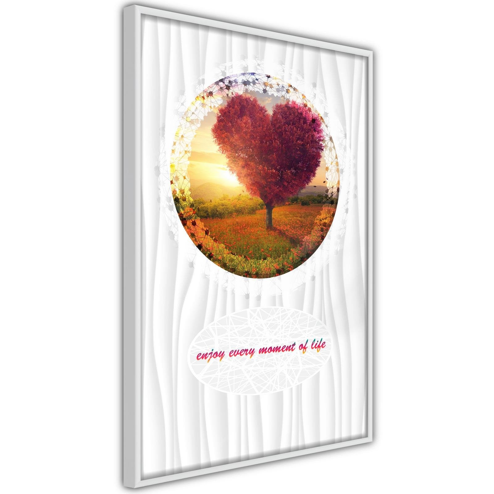 Inramad Poster / Tavla - Heart Tree II-Poster Inramad-Artgeist-peaceofhome.se