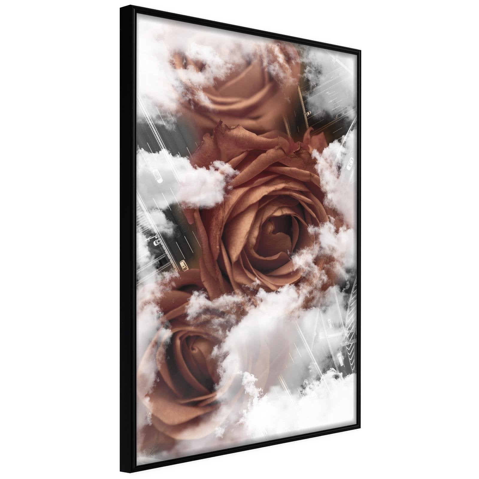 Inramad Poster / Tavla - Heavenly Roses-Poster Inramad-Artgeist-peaceofhome.se