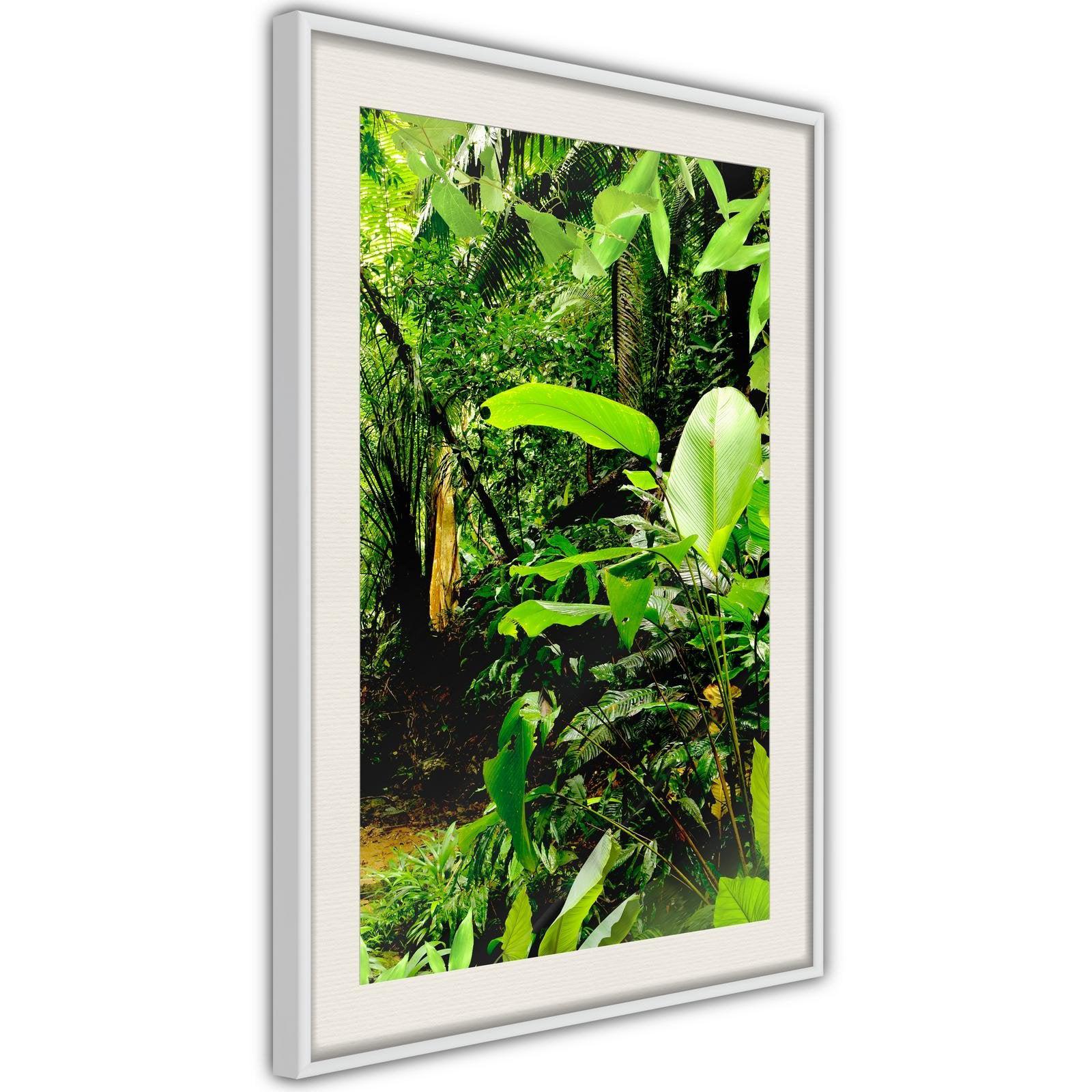Inramad Poster / Tavla - In the Rainforest-Poster Inramad-Artgeist-peaceofhome.se