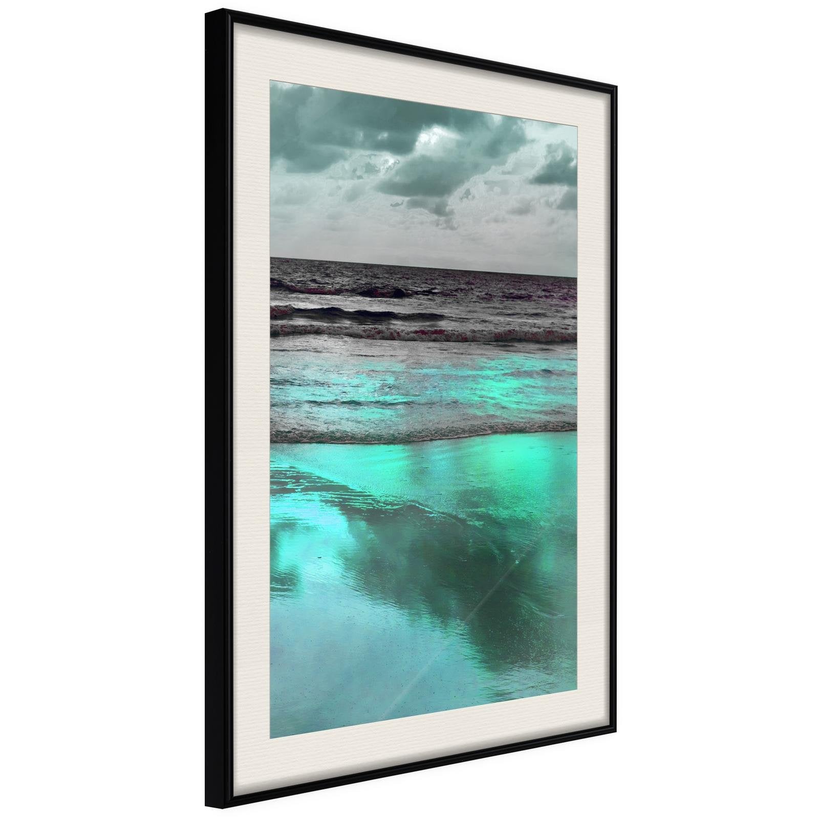 Inramad Poster / Tavla - Iridescent Sea-Poster Inramad-Artgeist-peaceofhome.se