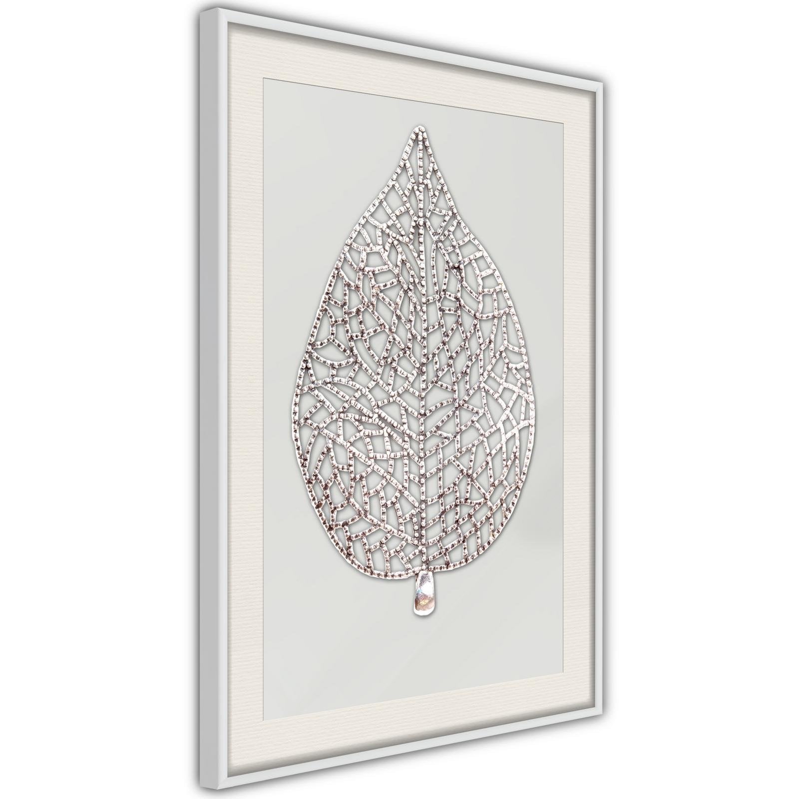 Inramad Poster / Tavla - Leaf-Shaped Pendant-Poster Inramad-Artgeist-peaceofhome.se