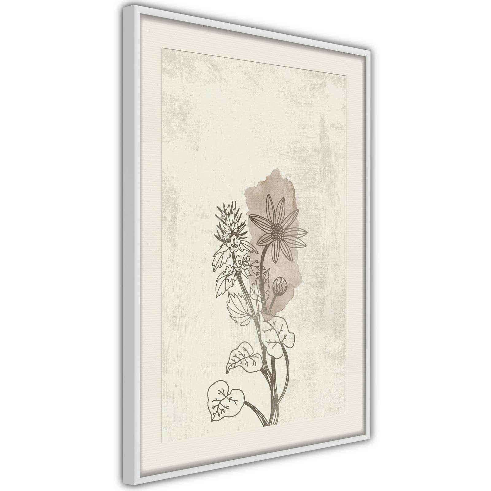 Inramad Poster / Tavla - Life of Plants-Poster Inramad-Artgeist-peaceofhome.se