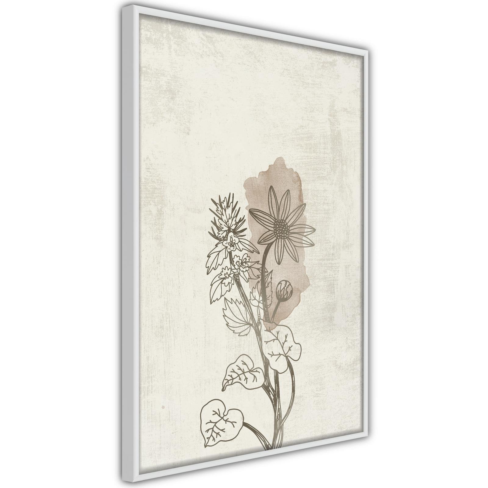 Inramad Poster / Tavla - Life of Plants-Poster Inramad-Artgeist-peaceofhome.se
