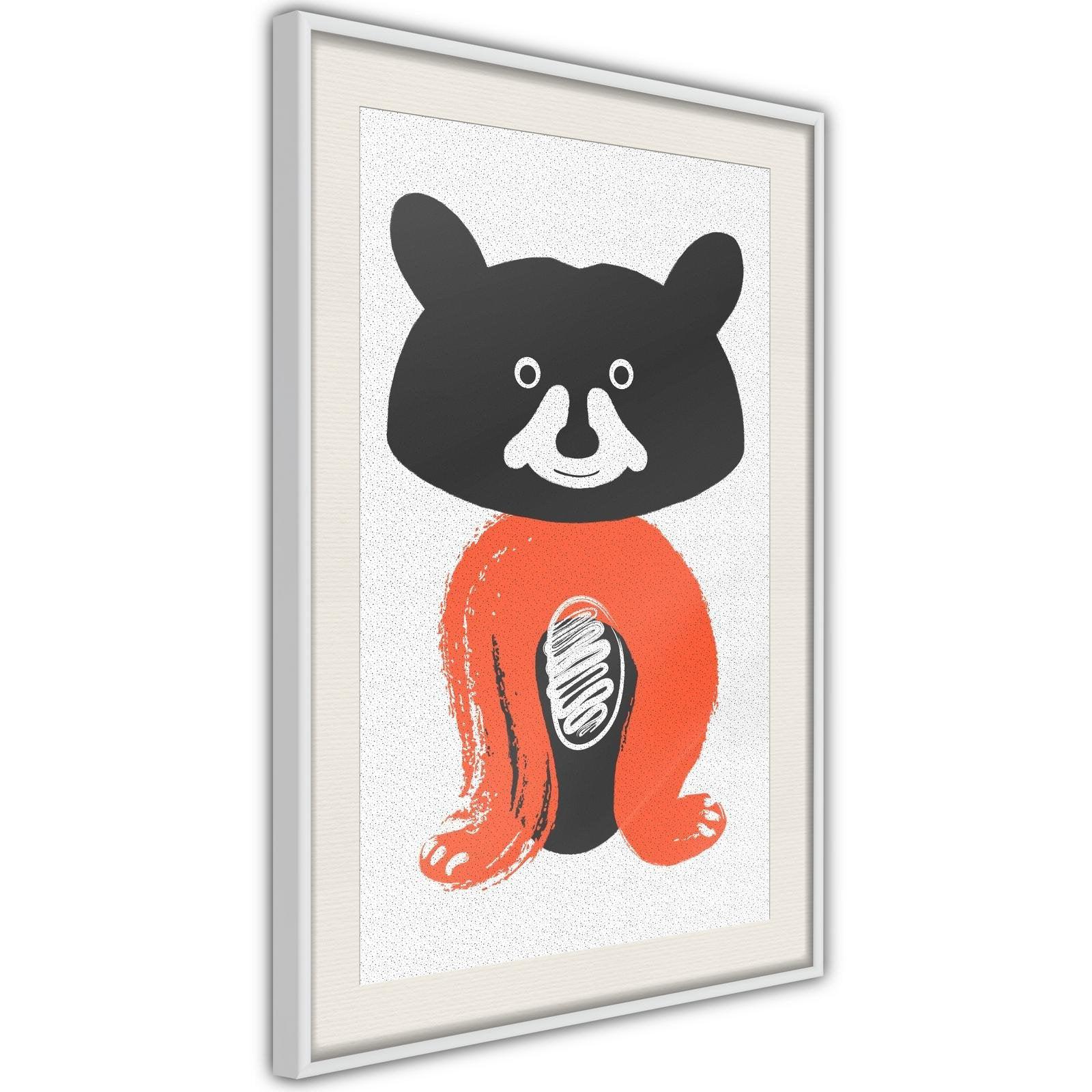 Inramad Poster / Tavla - Little Bear-Poster Inramad-Artgeist-peaceofhome.se