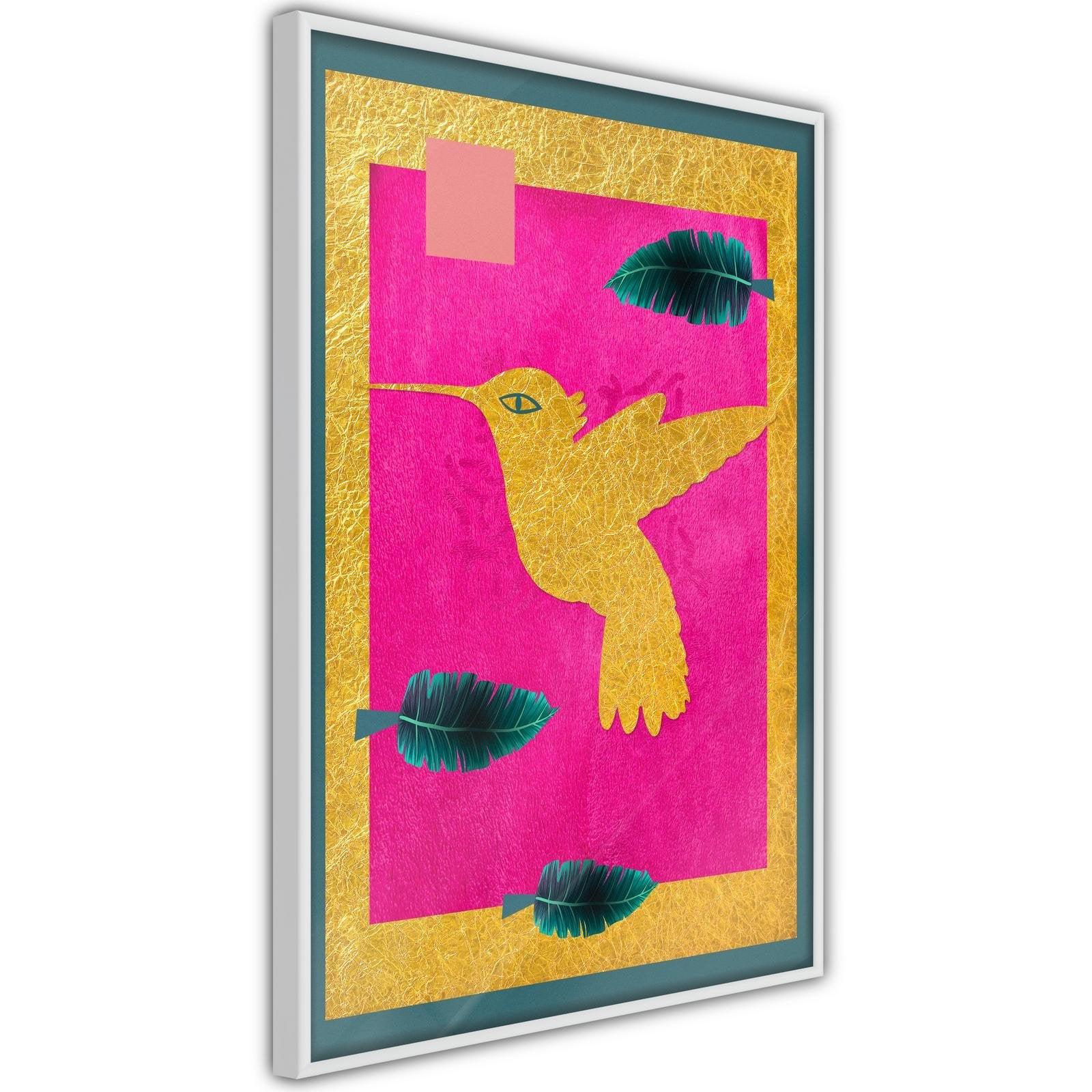 Inramad Poster / Tavla - Native American Hummingbird-Poster Inramad-Artgeist-peaceofhome.se