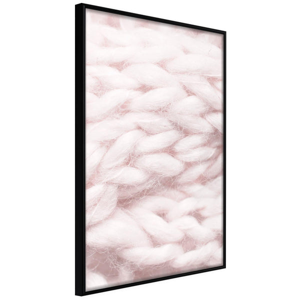 Inramad Poster / Tavla - Pale Pink Knit-Affisch-Artgeist-peaceofhome.se