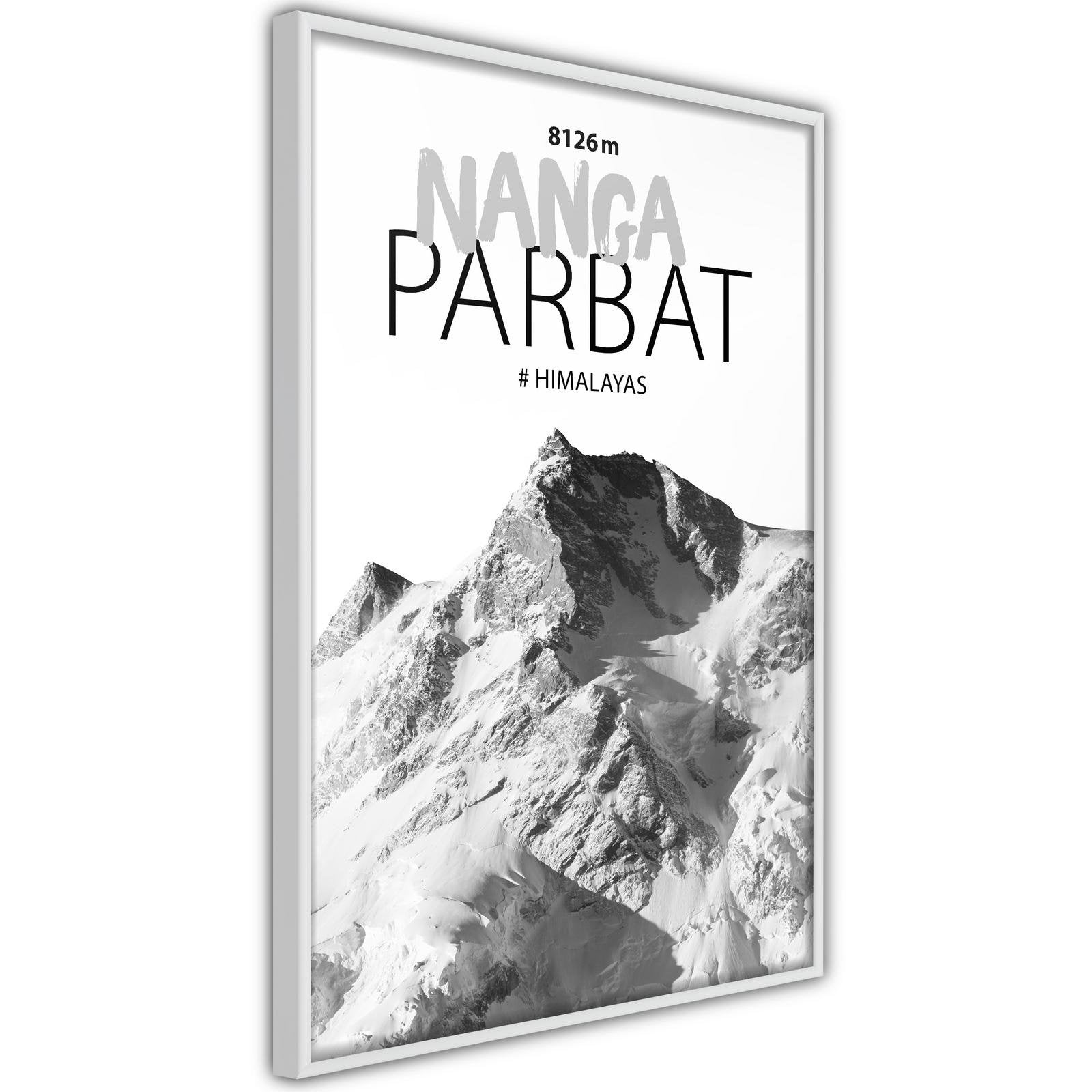 Inramad Poster / Tavla - Peaks of the World: Nanga Parbat-Poster Inramad-Artgeist-peaceofhome.se