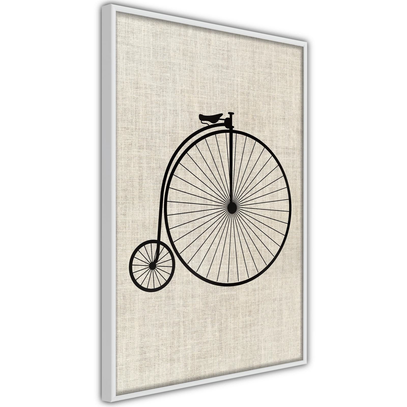 Inramad Poster / Tavla - Penny-Farthing-Poster Inramad-Artgeist-peaceofhome.se