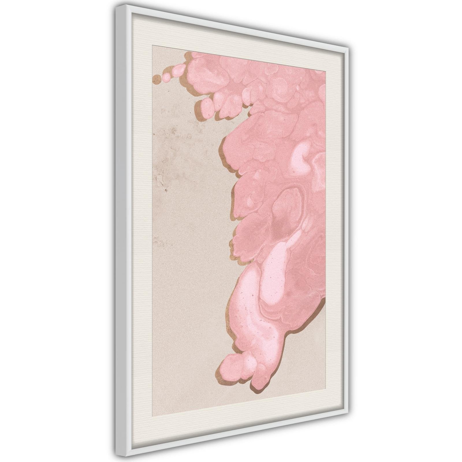 Inramad Poster / Tavla - Pink River-Poster Inramad-Artgeist-peaceofhome.se