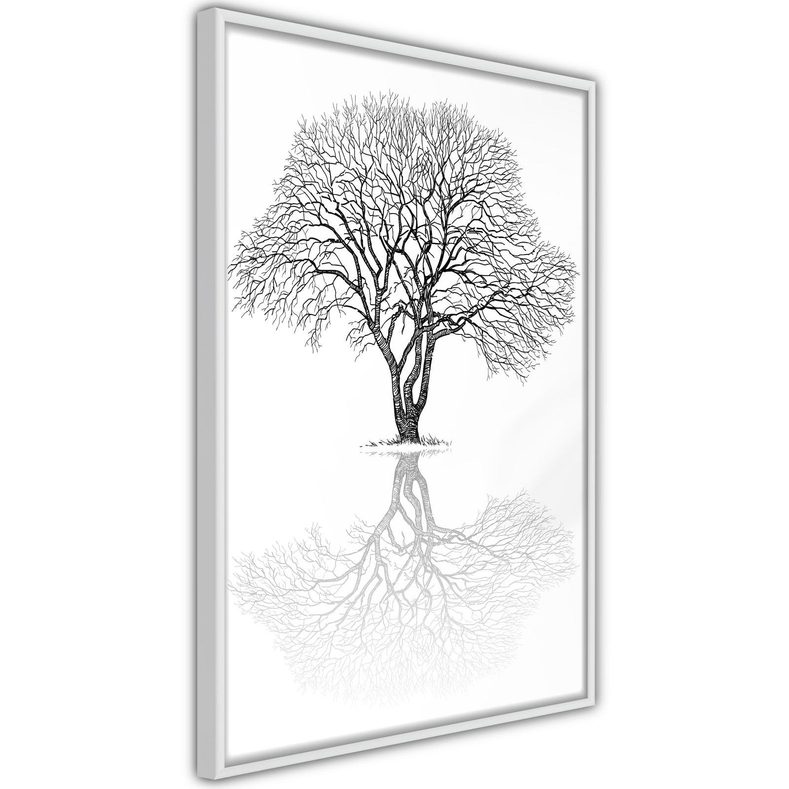 Inramad Poster / Tavla - Roots or Treetop?-Poster Inramad-Artgeist-peaceofhome.se