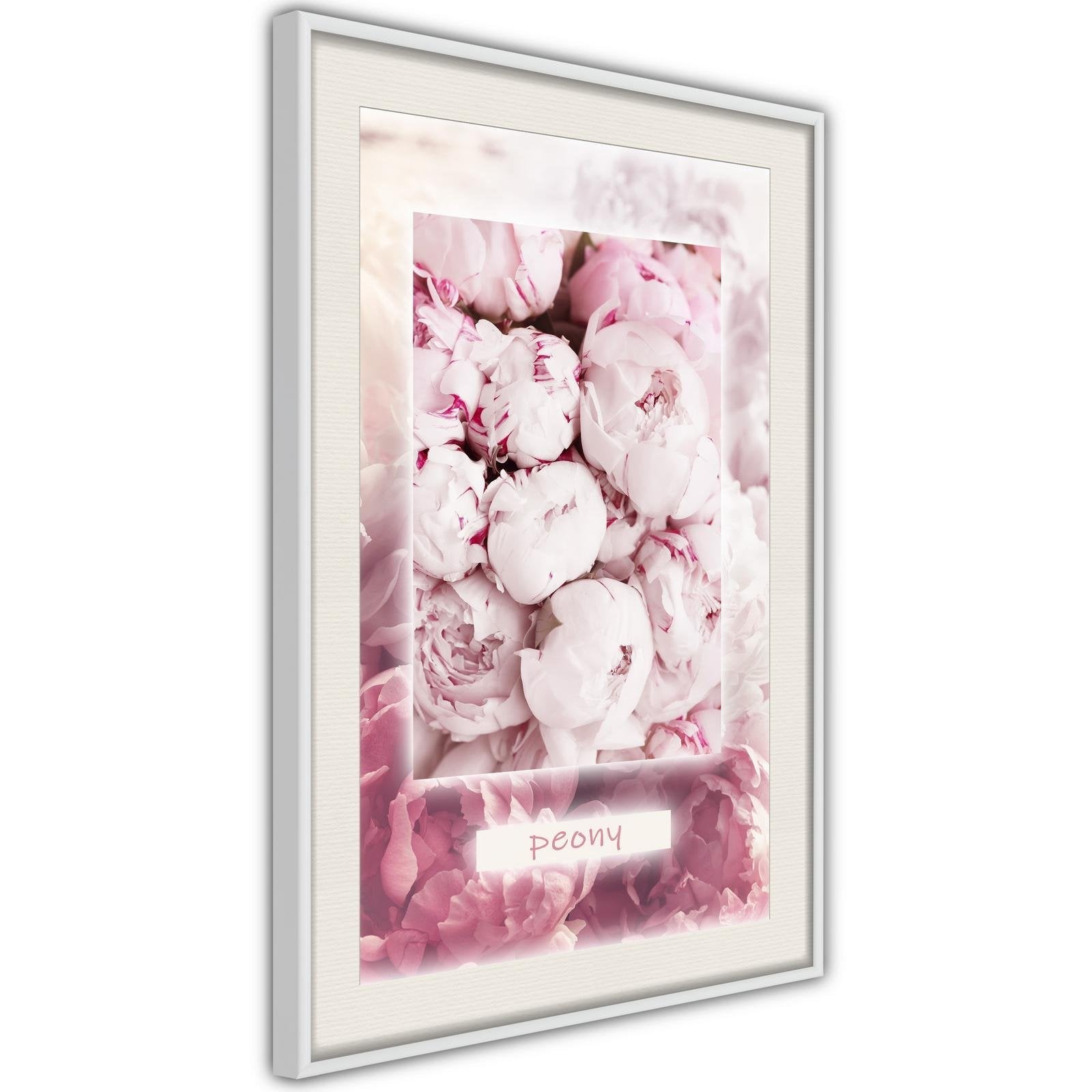 Inramad Poster / Tavla - Scent of Peonies-Affisch-Artgeist-peaceofhome.se