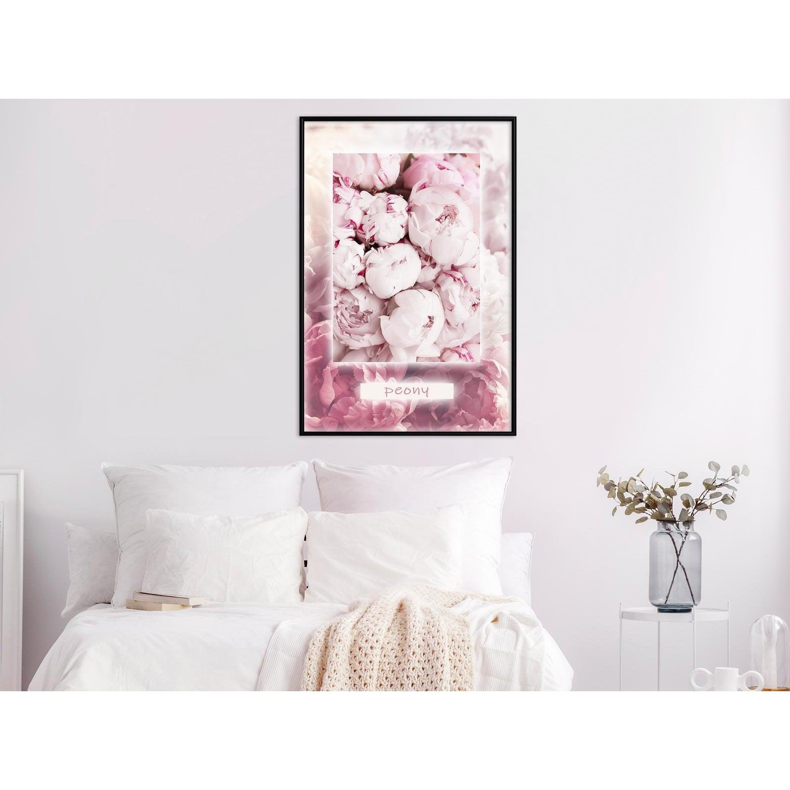 Inramad Poster / Tavla - Scent of Peonies-Affisch-Artgeist-peaceofhome.se