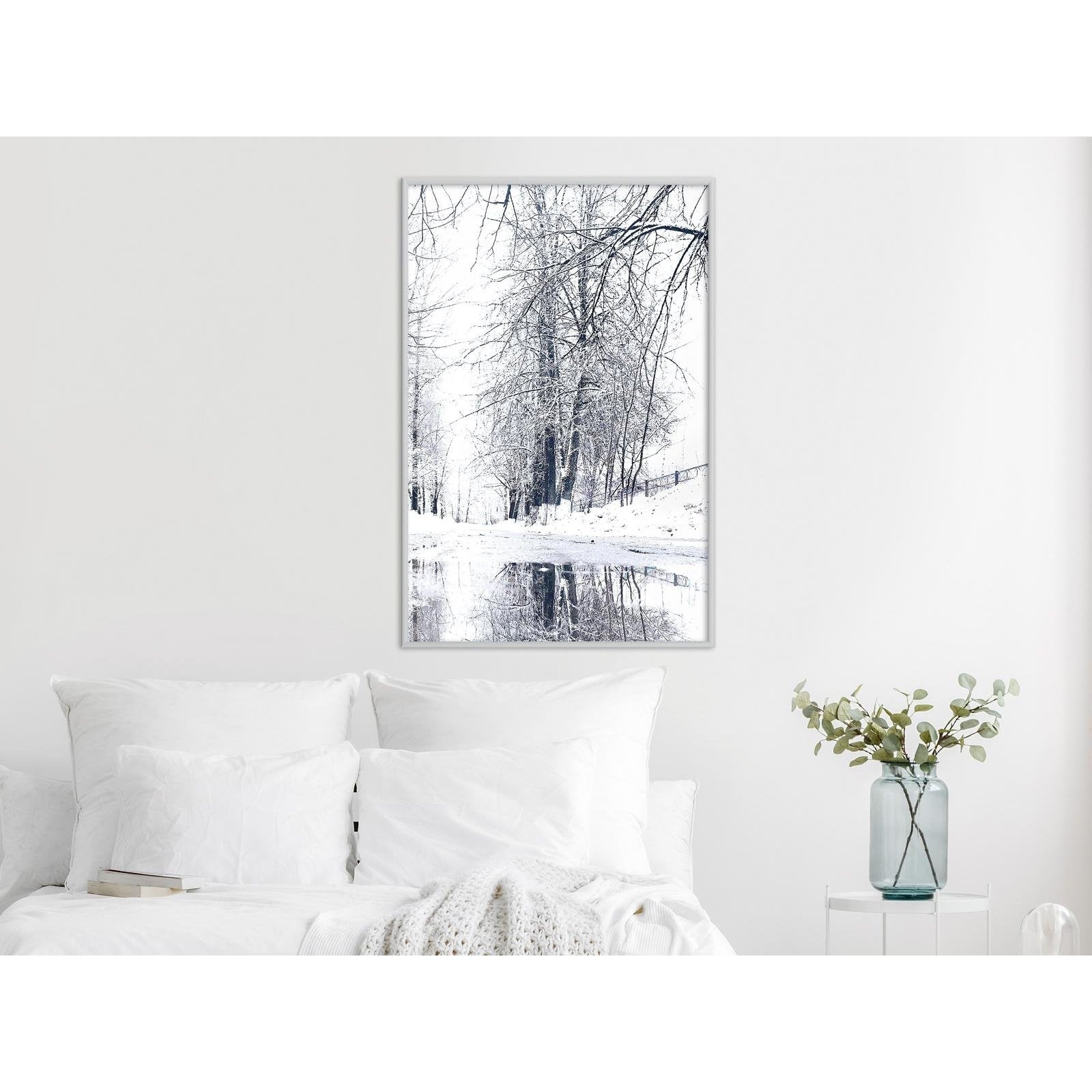 Inramad Poster / Tavla - Snowy Park-Affisch-Artgeist-peaceofhome.se