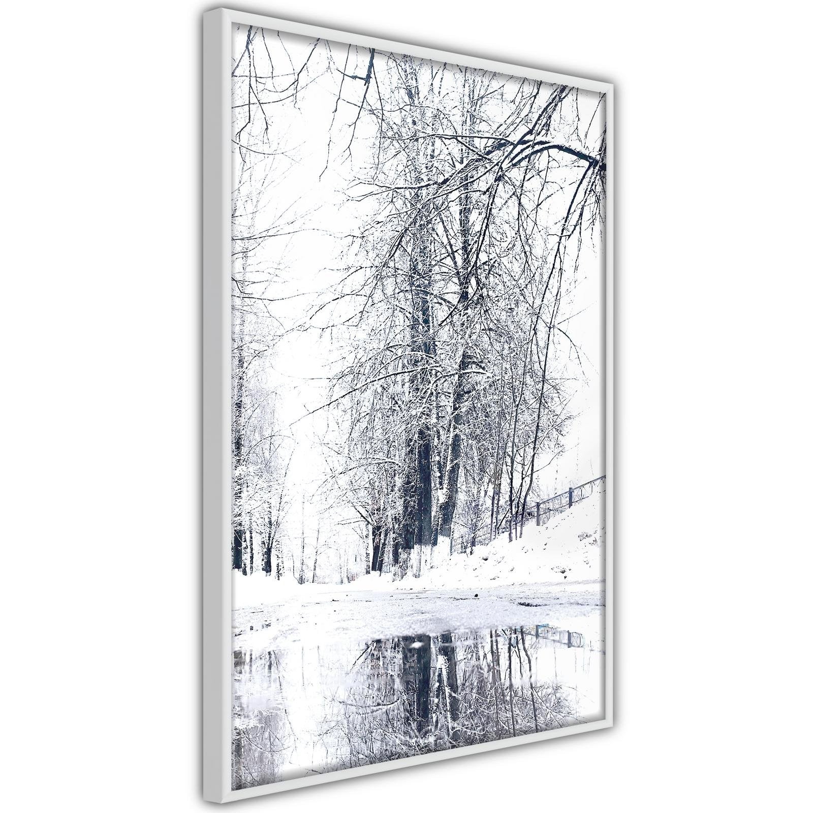 Inramad Poster / Tavla - Snowy Park-Affisch-Artgeist-peaceofhome.se