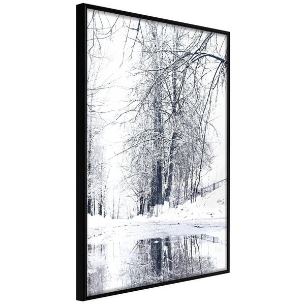 Inramad Poster / Tavla - Snowy Park-Affisch-Artgeist-peaceofhome.se