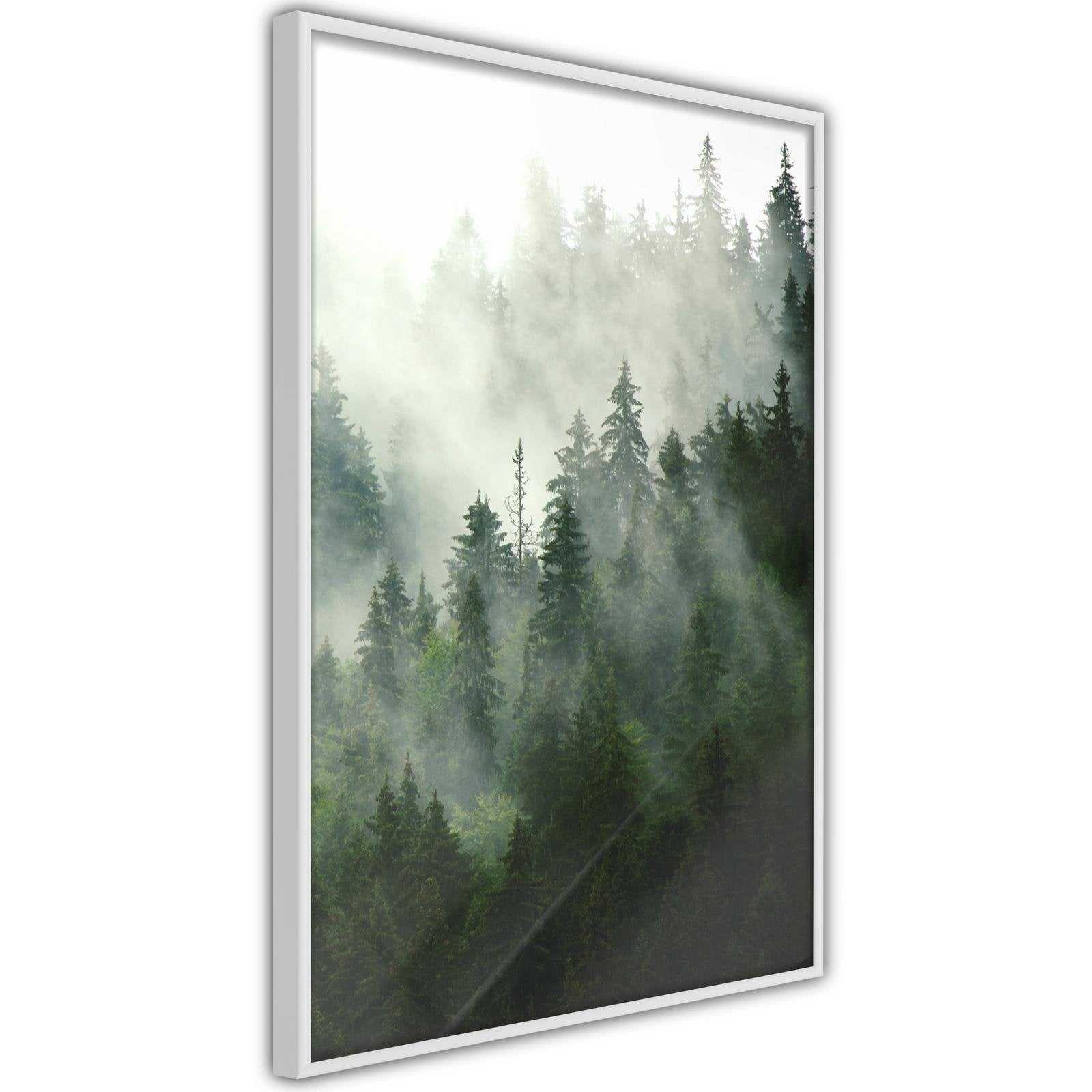 Inramad Poster / Tavla - Steaming Forest-Poster Inramad-Artgeist-peaceofhome.se