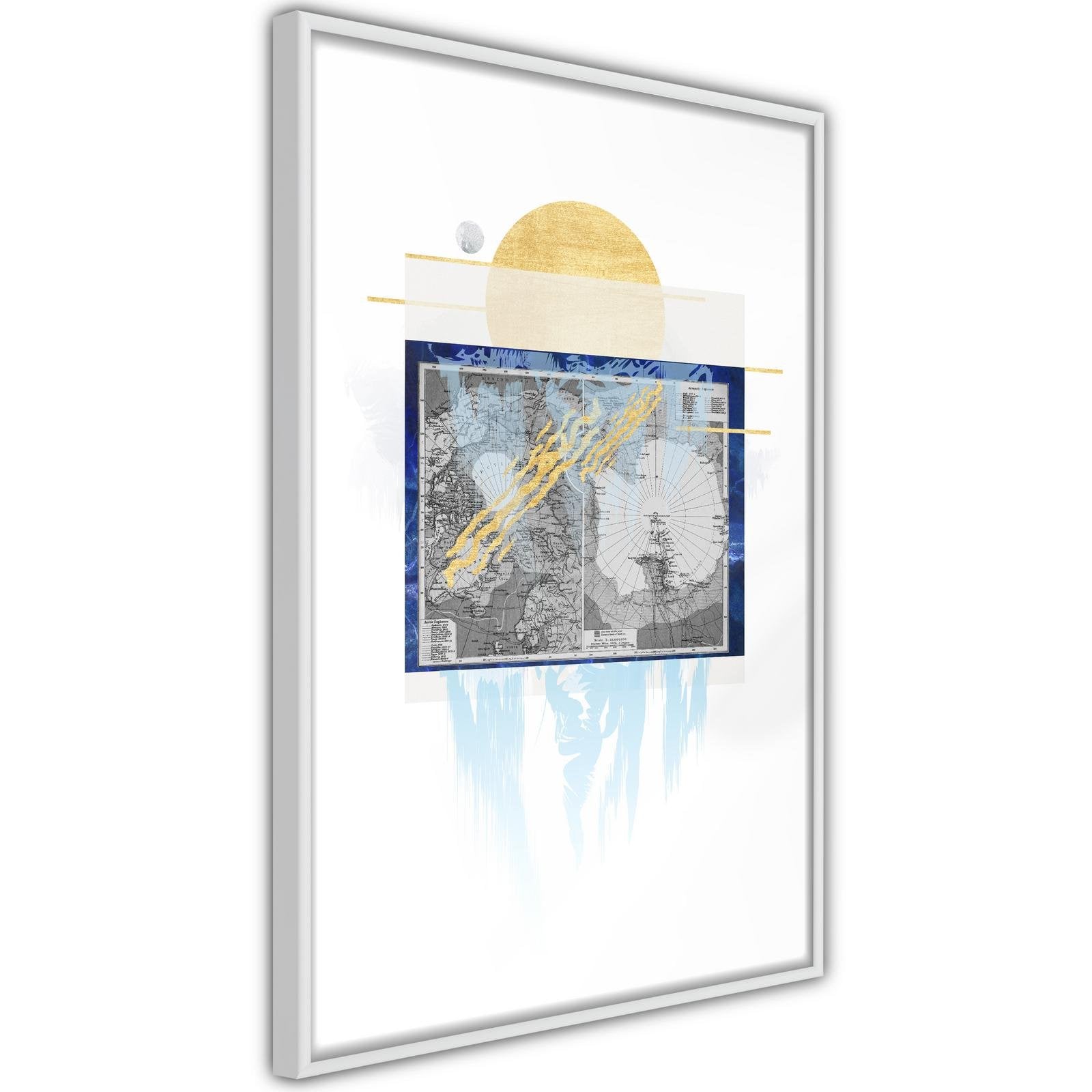 Inramad Poster / Tavla - The Coldest Continent-Poster Inramad-Artgeist-peaceofhome.se