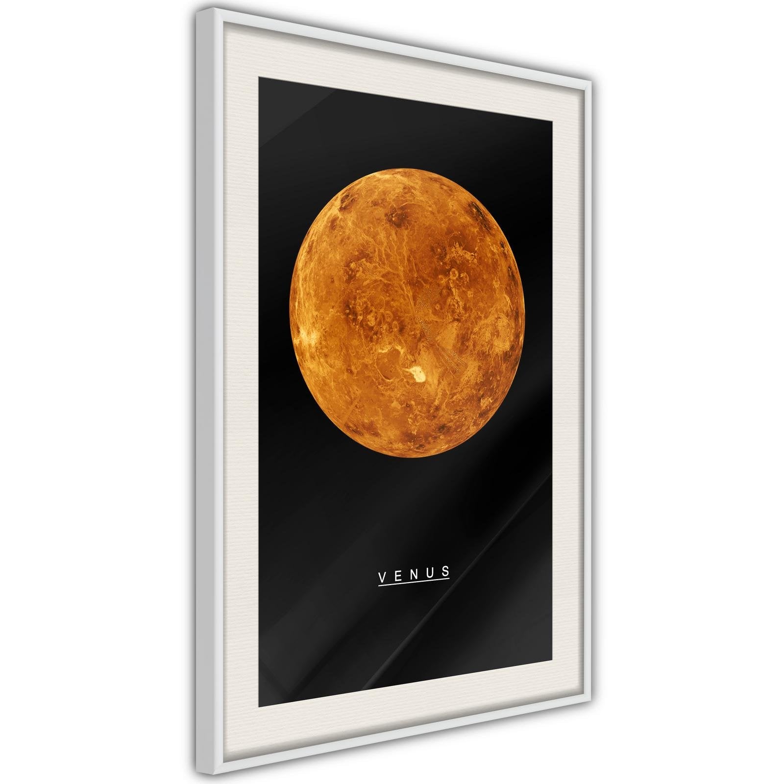 Inramad Poster / Tavla - The Solar System: Venus-Poster Inramad-Artgeist-peaceofhome.se