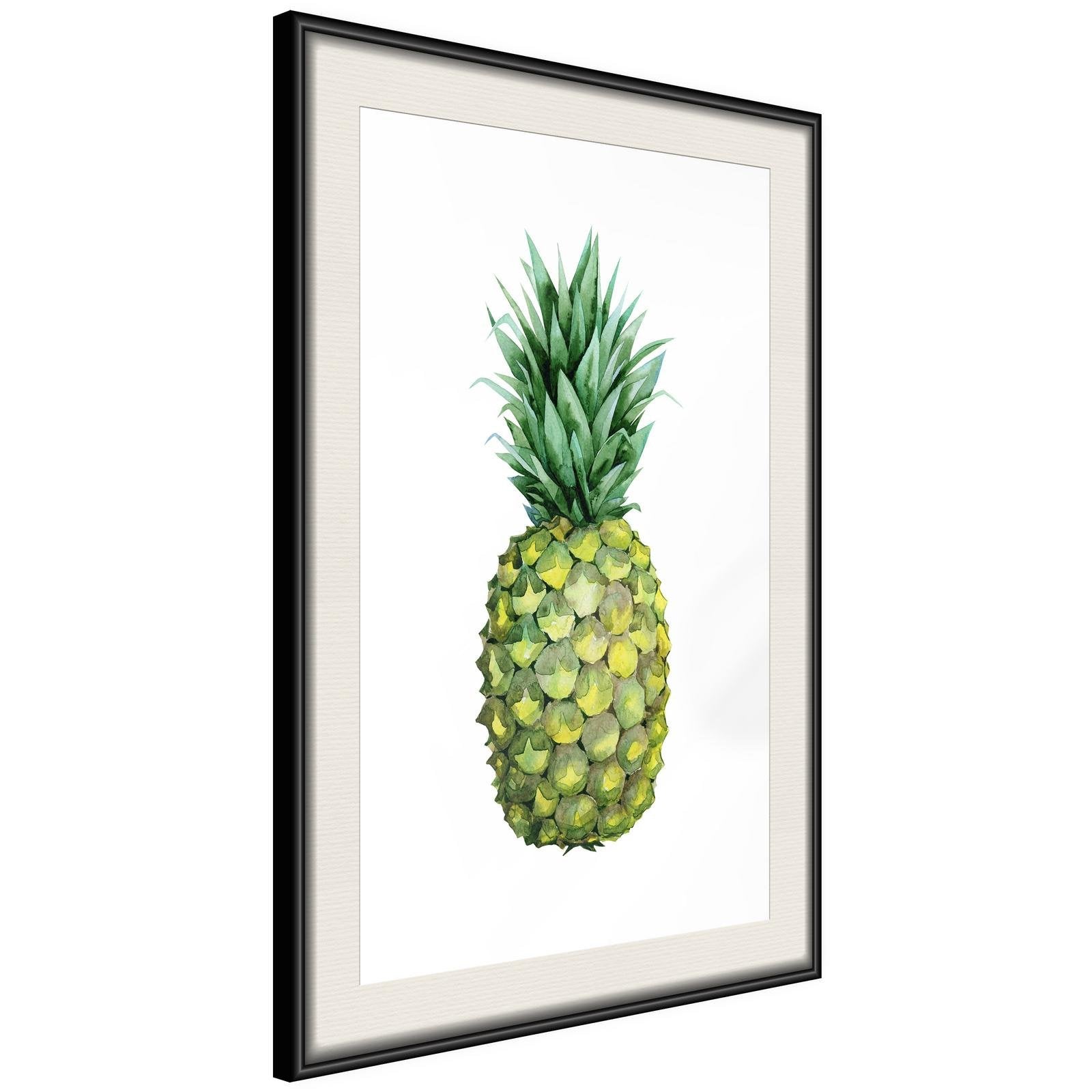 Inramad Poster / Tavla - Unripe Pineapple-Affisch-Artgeist-peaceofhome.se