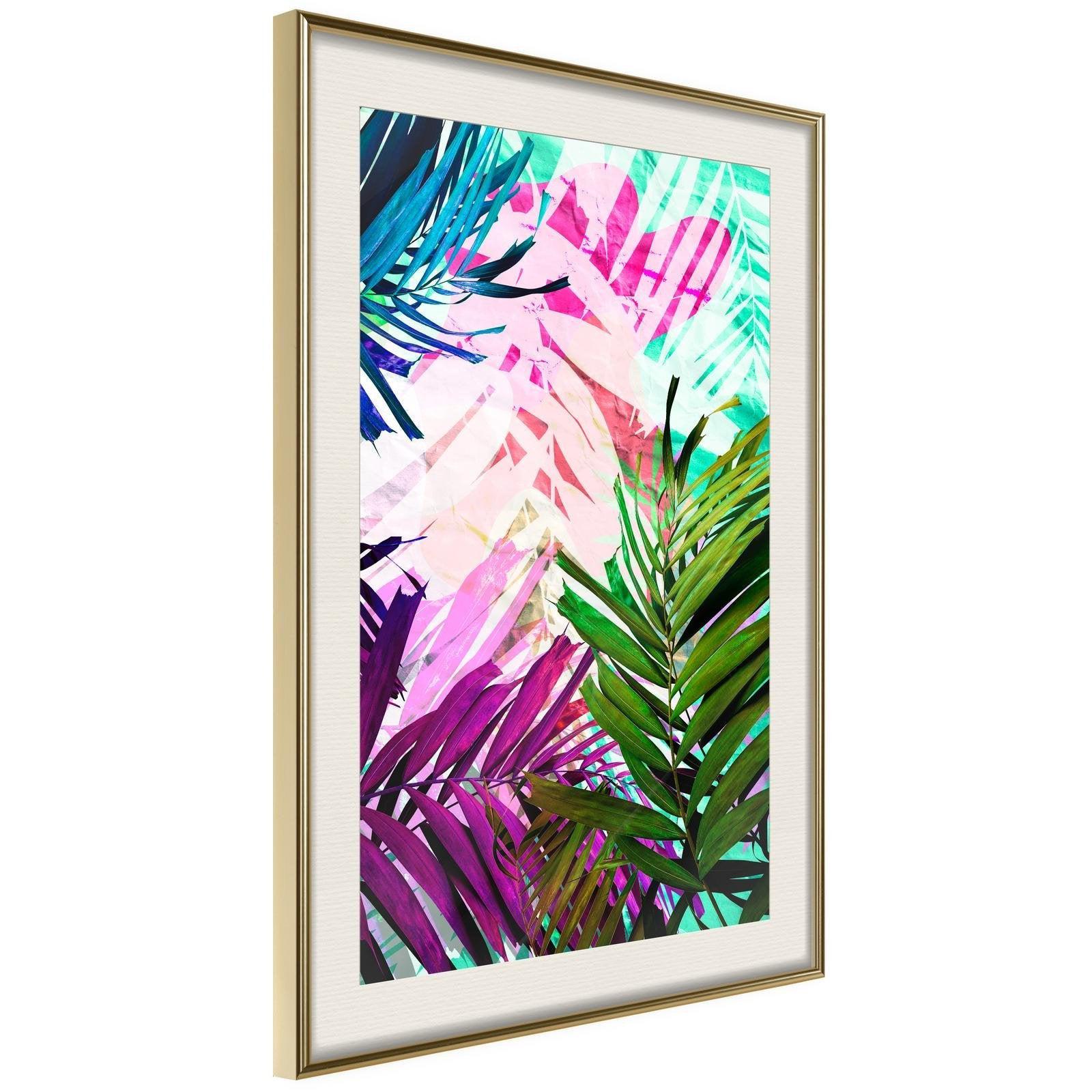 Inramad Poster / Tavla - Vibrant Jungle-Poster Inramad-Artgeist-peaceofhome.se