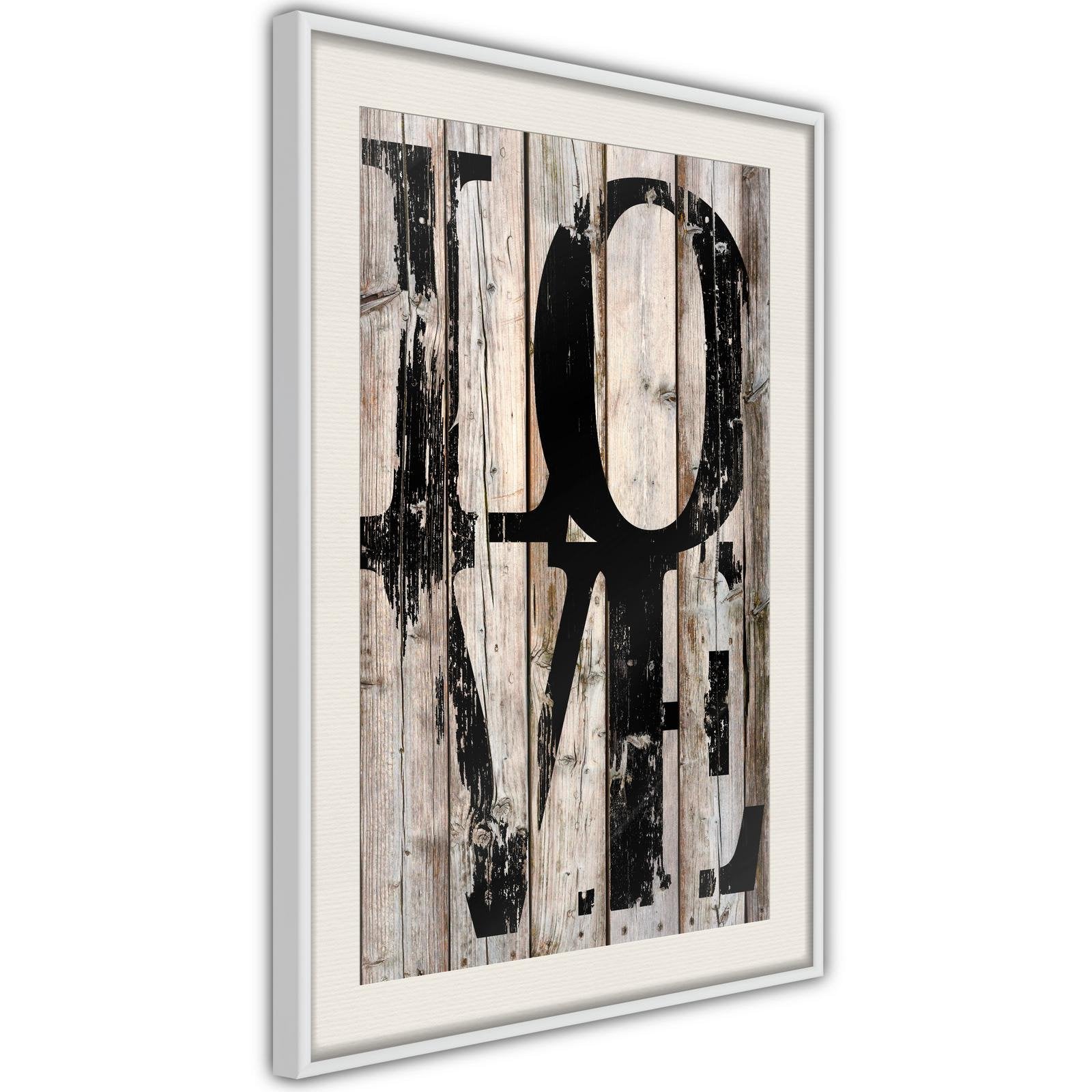 Inramad Poster / Tavla - Vintage: Love-Affisch-Artgeist-peaceofhome.se