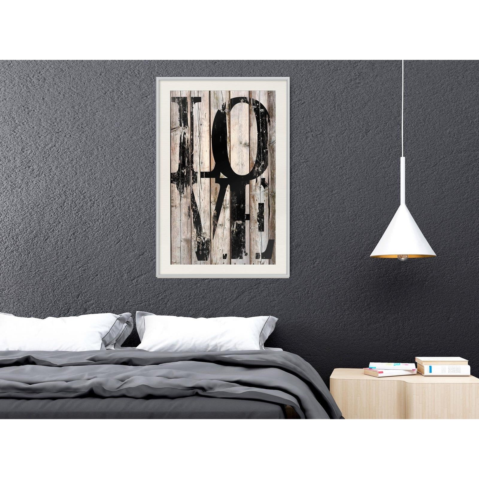 Inramad Poster / Tavla - Vintage: Love-Affisch-Artgeist-peaceofhome.se