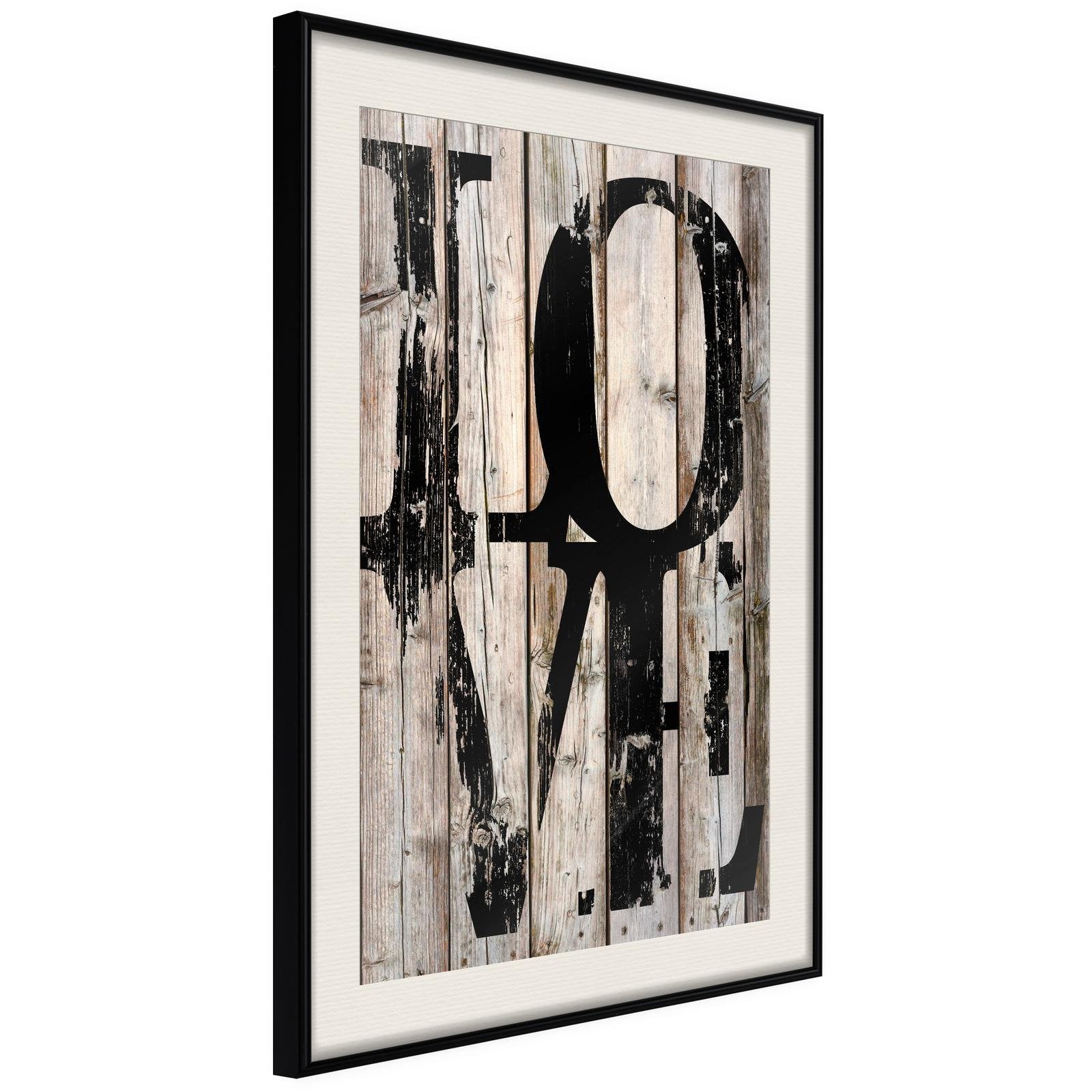 Inramad Poster / Tavla - Vintage: Love-Affisch-Artgeist-peaceofhome.se