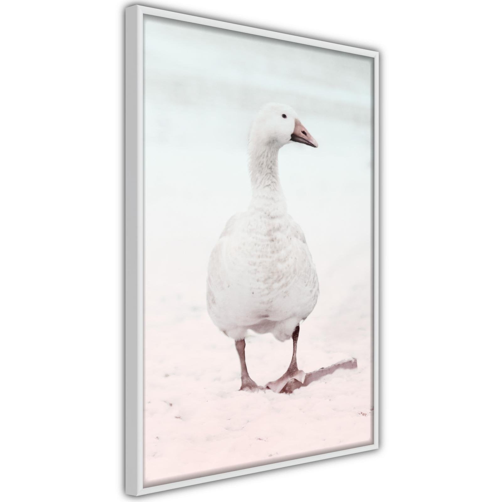 Inramad Poster / Tavla - Walking Goose-Poster Inramad-Artgeist-peaceofhome.se