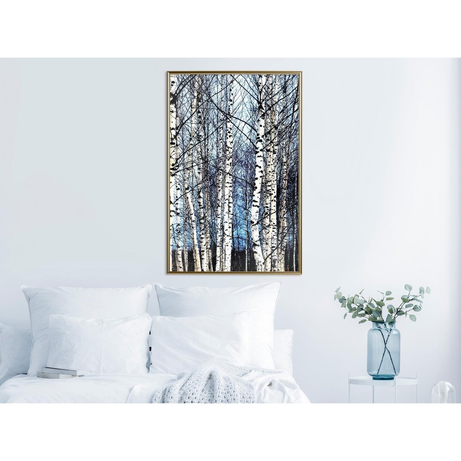 Inramad Poster / Tavla - Winter Birch Trees-Affisch-Artgeist-peaceofhome.se