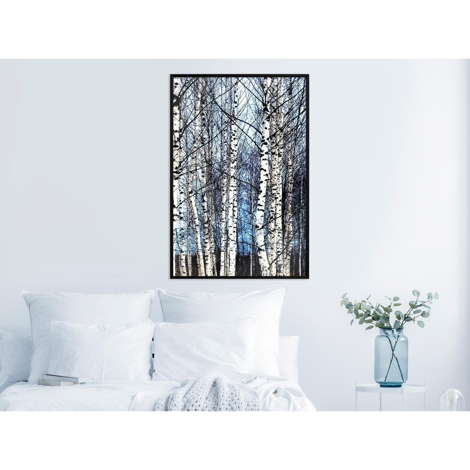 Inramad Poster / Tavla - Winter Birch Trees-Affisch-Artgeist-peaceofhome.se