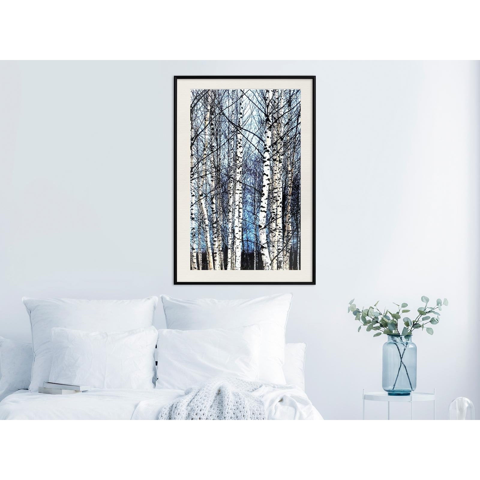 Inramad Poster / Tavla - Winter Birch Trees-Affisch-Artgeist-peaceofhome.se