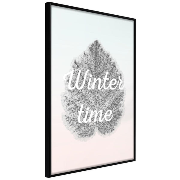 Inramad Poster / Tavla - Winter Leaf-Affisch-Artgeist-peaceofhome.se