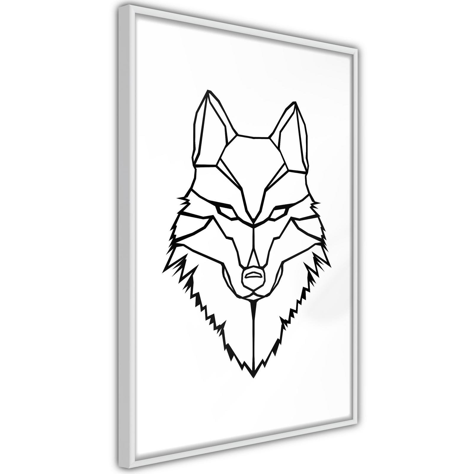 Inramad Poster / Tavla - Wolf Look-Poster Inramad-Artgeist-peaceofhome.se