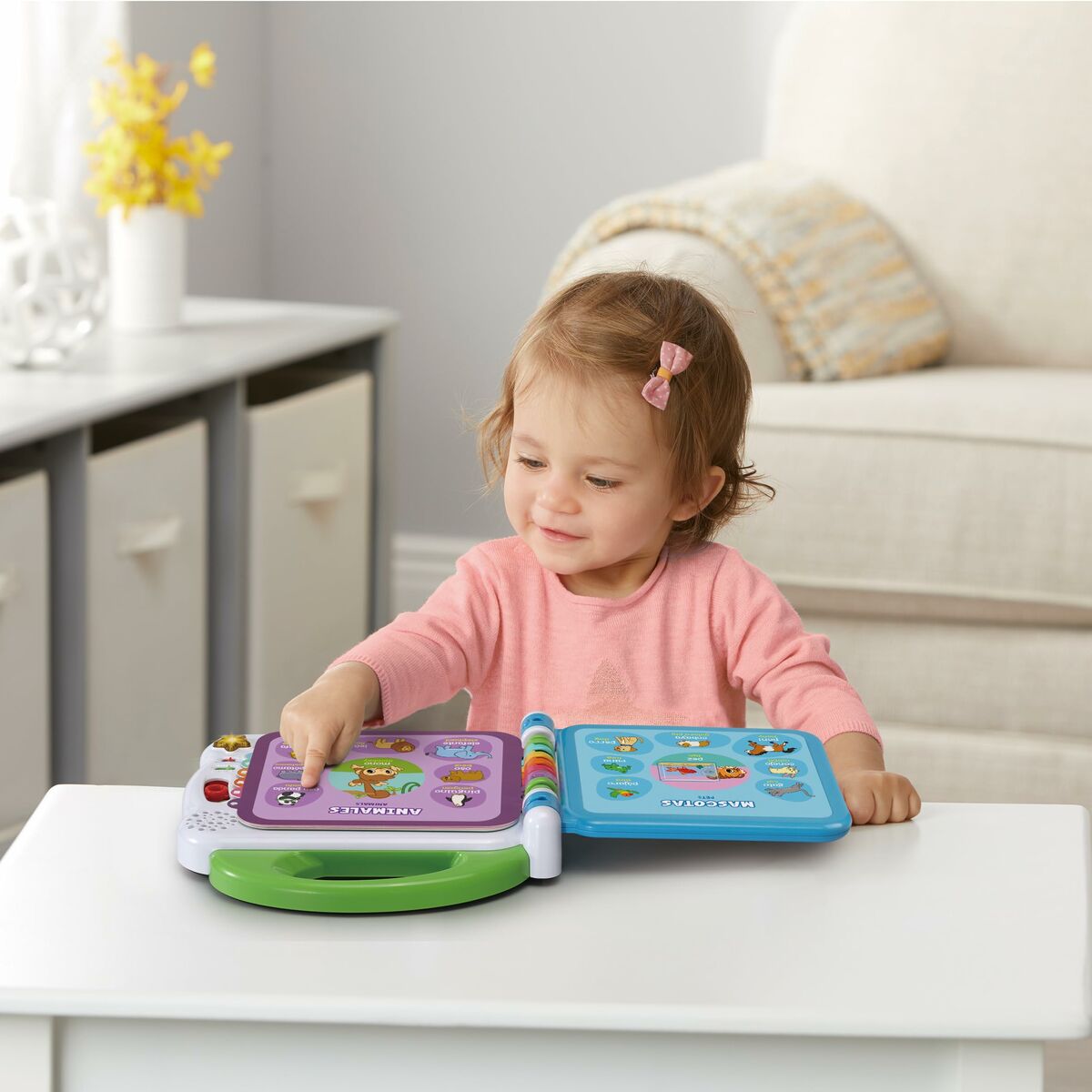 Interaktiv barnbok Vtech Mis primeras 100 palabras-Bebis, Leksaker för småbarn-Vtech-peaceofhome.se