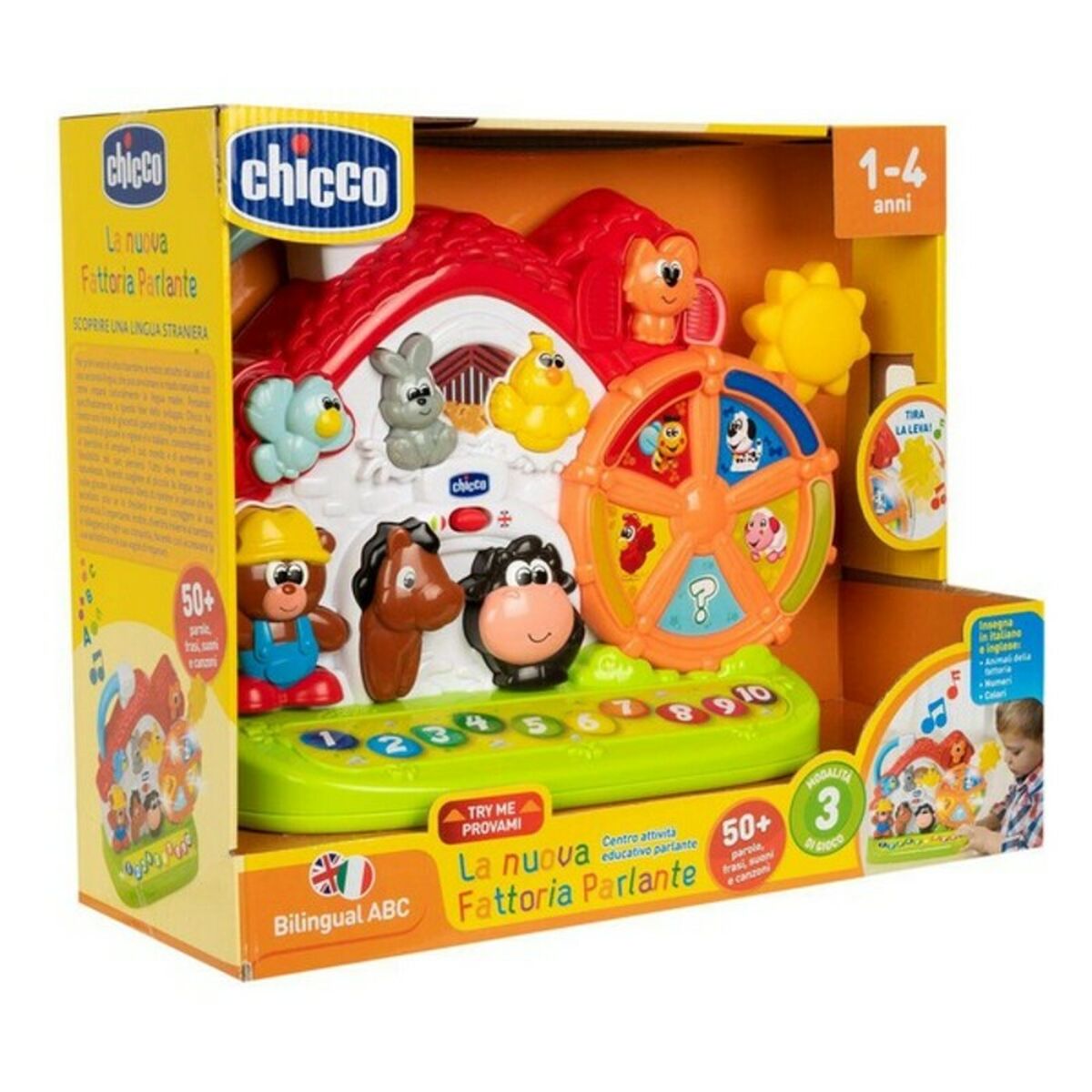 Interaktiv leksak Chicco 00009604000040 (EN, IT)-Bebis, Leksaker för småbarn-Chicco-peaceofhome.se