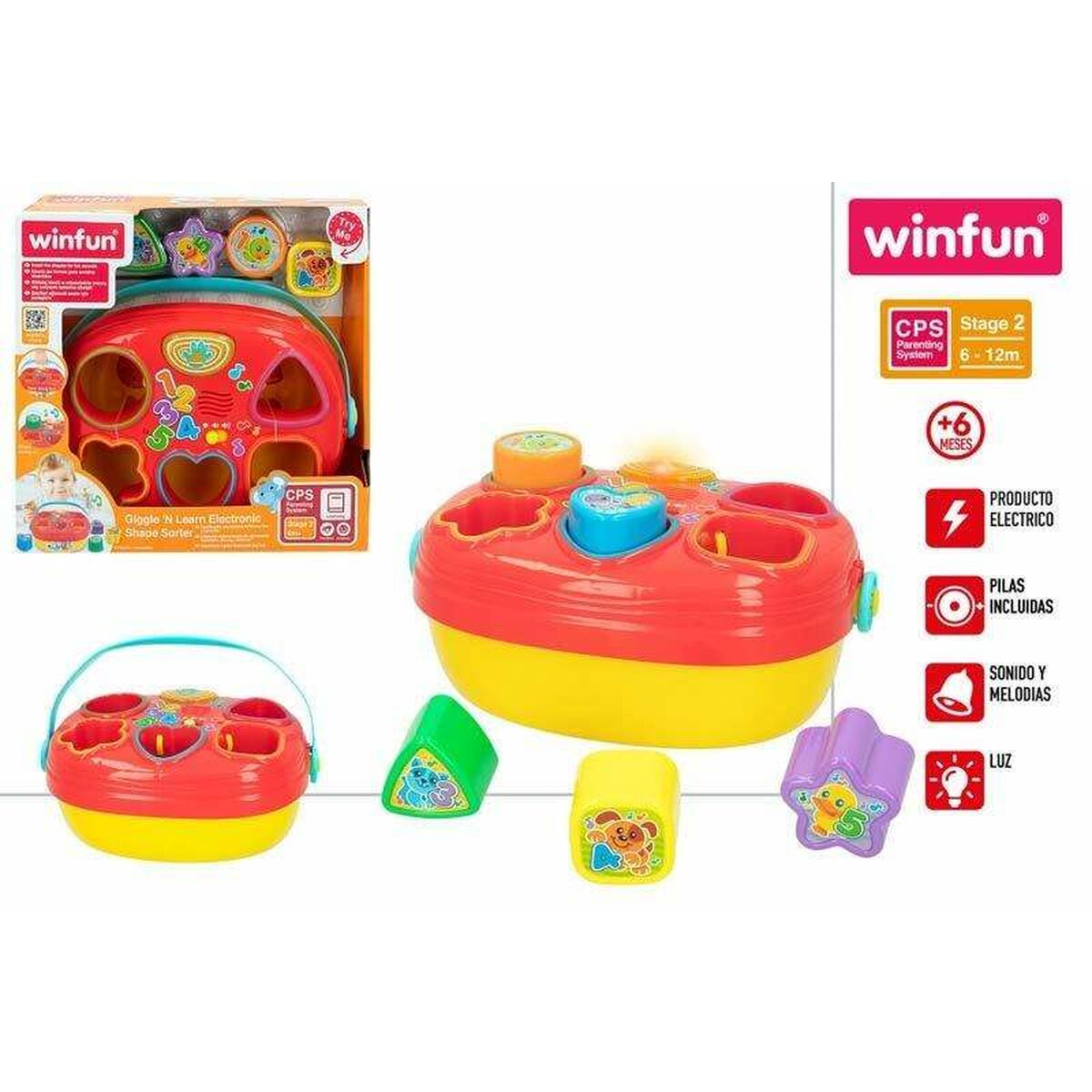 Interaktiv leksak Colorbaby Winfun-Bebis, Leksaker för småbarn-Colorbaby-peaceofhome.se