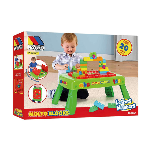 Interaktiv leksak Moltó Blocks Desk 65 x 28 cm-Bebis, Leksaker för småbarn-Moltó-peaceofhome.se