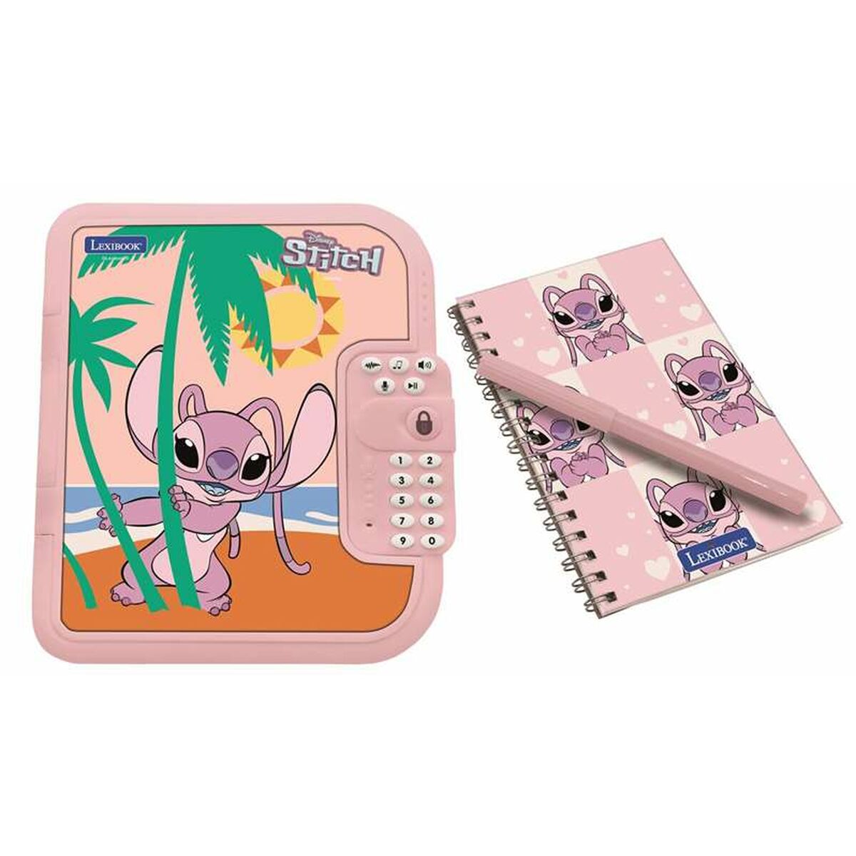 Interaktiv leksak Stitch Angel Rosa Dagbok-Leksaker och spel, Elektroniska leksaker-Stitch-peaceofhome.se