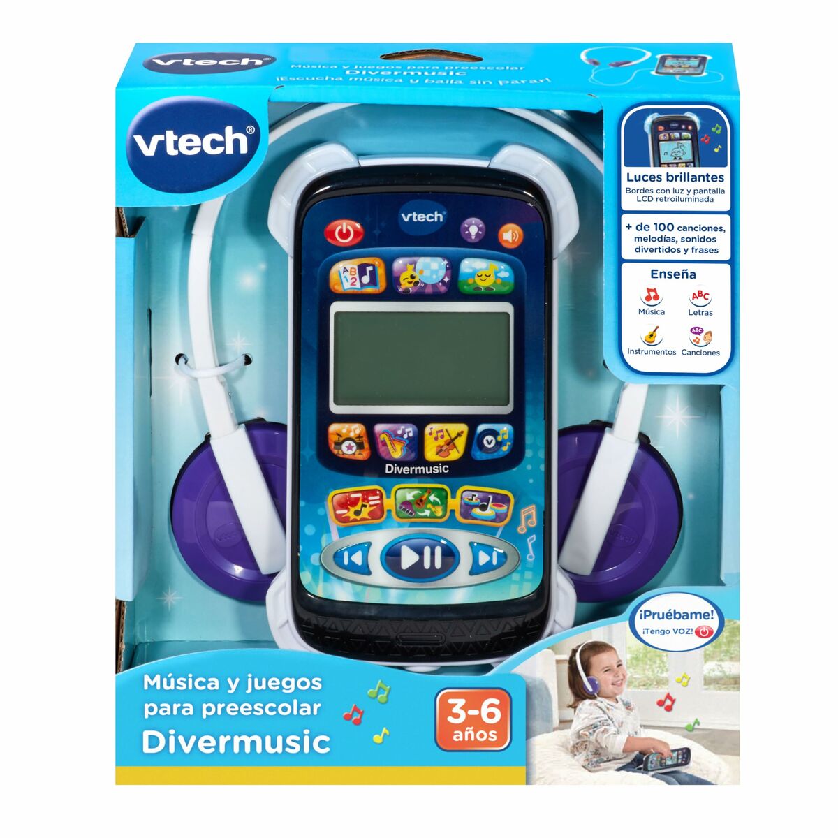 Interaktiv leksak Vtech Divermusic 18,8 x 5,8 x 21,6 cm-Bebis, Leksaker för småbarn-Vtech-peaceofhome.se