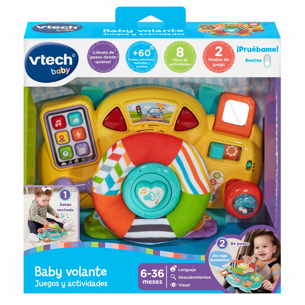 Interaktiv leksak för småbarn Vtech Baby 28,8 x 11,6 x 27,9 cm-Bebis, Leksaker för småbarn-Vtech-peaceofhome.se