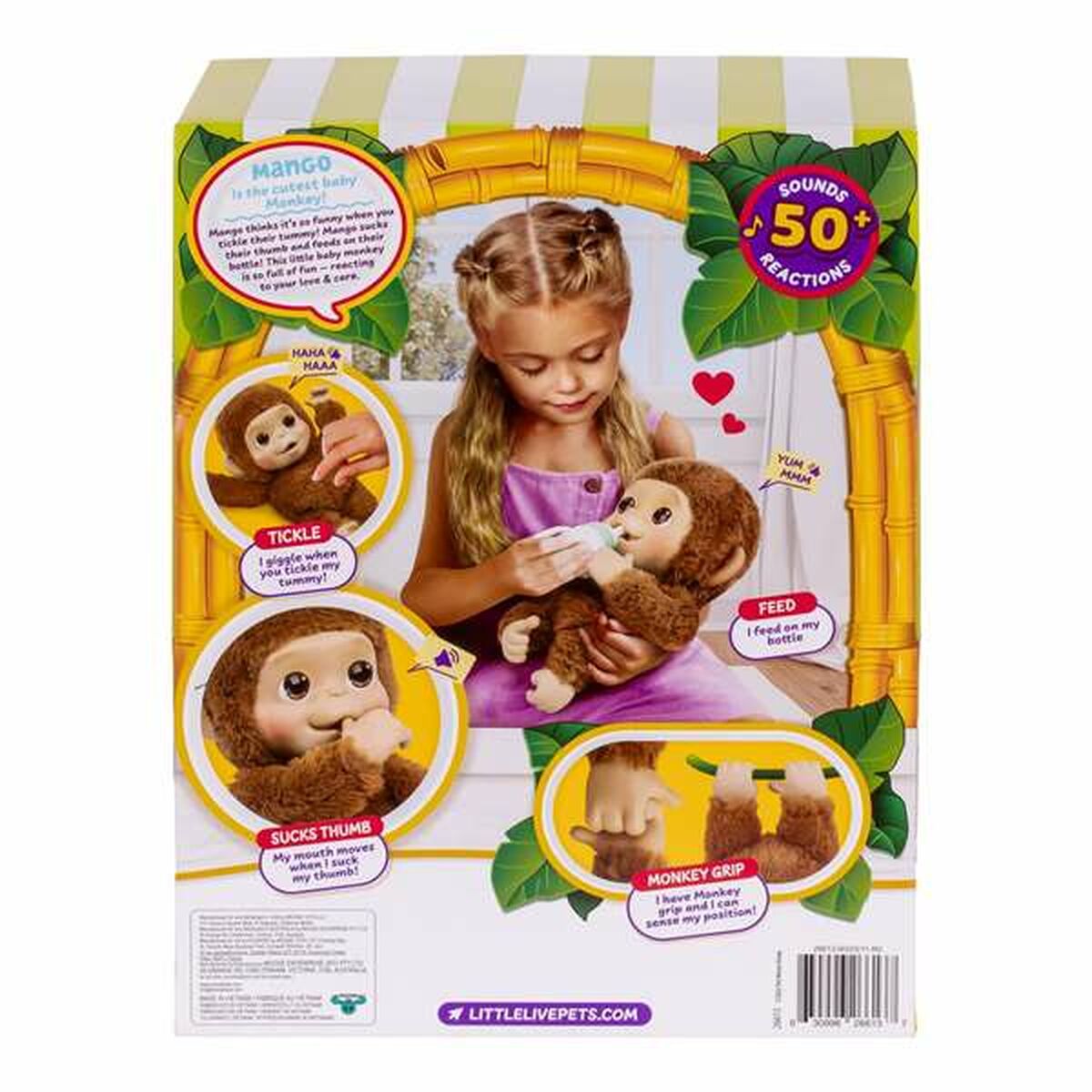 Interaktivt Husdjur Famosa My Baby Monkey Little Live Pets-Leksaker och spel, Elektroniska leksaker-Famosa-peaceofhome.se