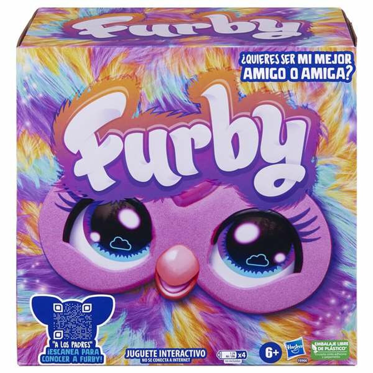 Interaktivt Husdjur Hasbro Furby Tie Dye 13 x 23 x 23 cm-Leksaker och spel, Elektroniska leksaker-Hasbro-peaceofhome.se