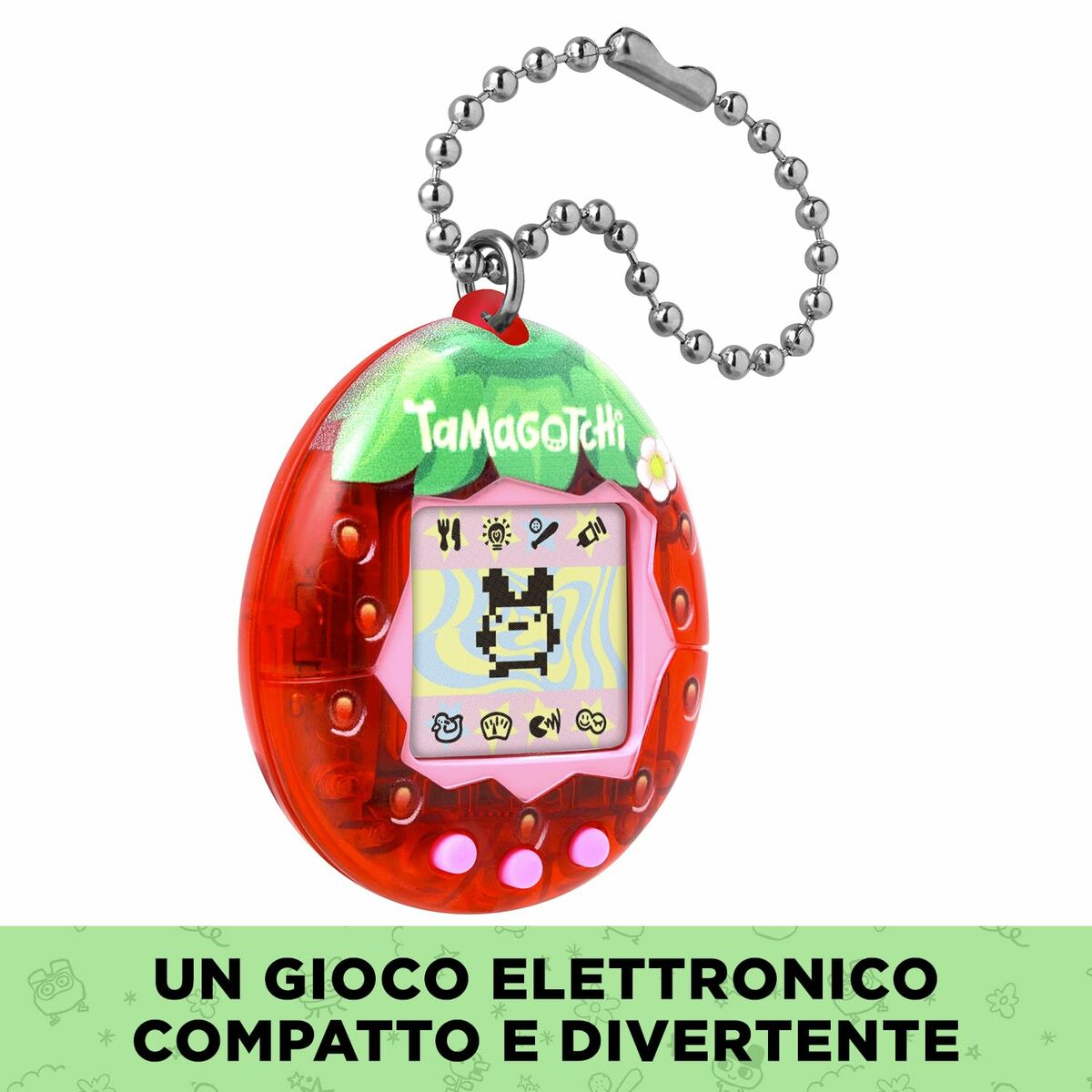 Interaktivt Husdjur Tamagotchi Fresh Strawberry-Leksaker och spel, Elektroniska leksaker-Tamagotchi-peaceofhome.se