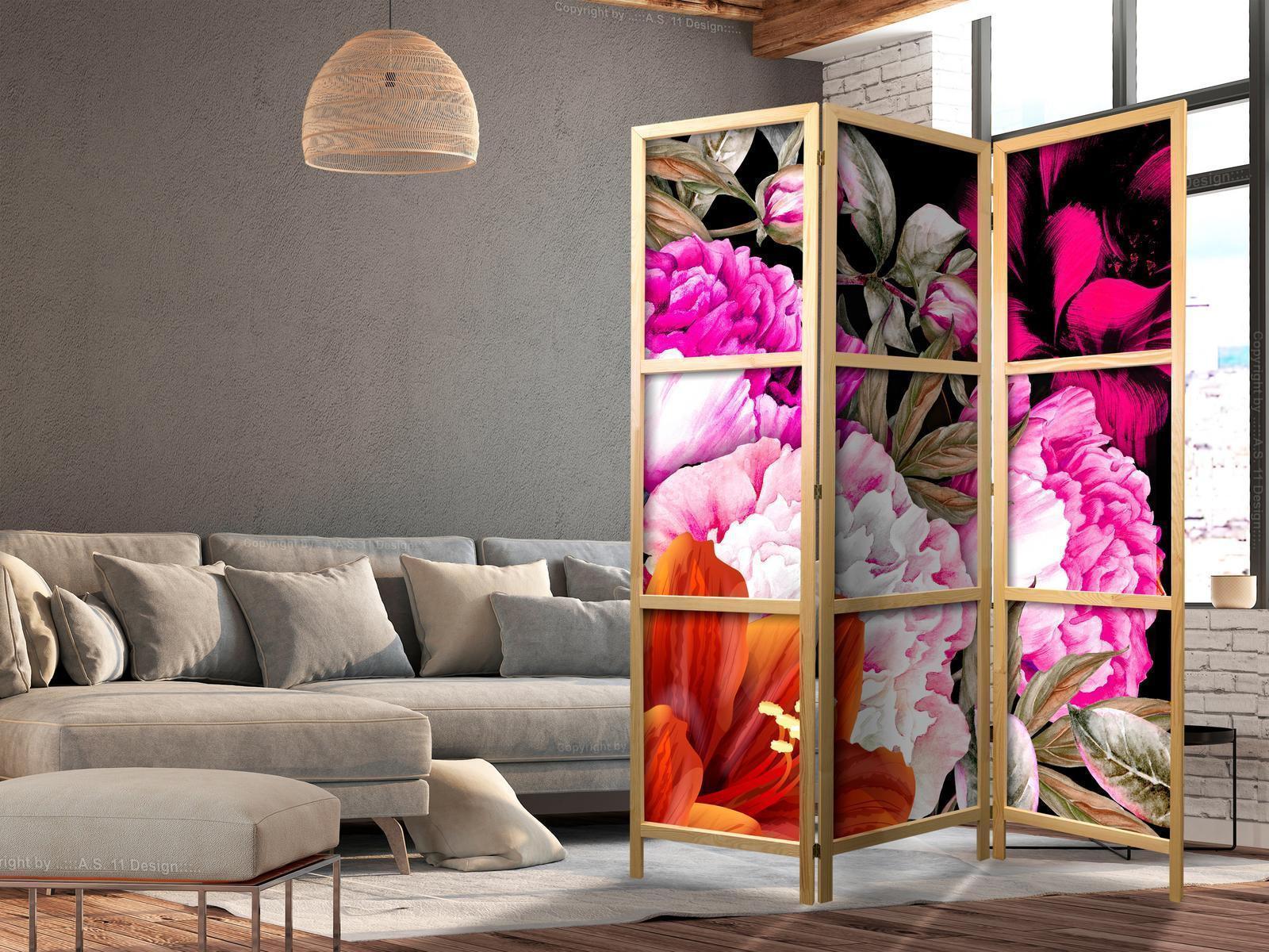 Japansk rumsavdelare - Floral Abundance I-Japanska rumsavdelare-Artgeist-peaceofhome.se