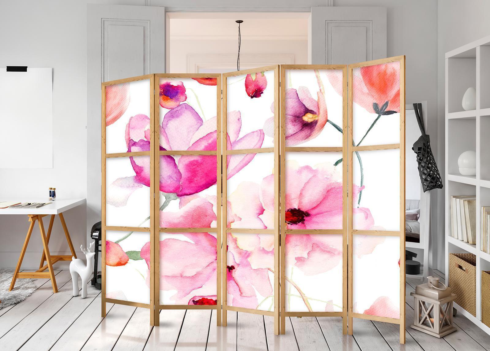 Japansk rumsavdelare - Floral Bliss II-Japanska rumsavdelare-Artgeist-peaceofhome.se