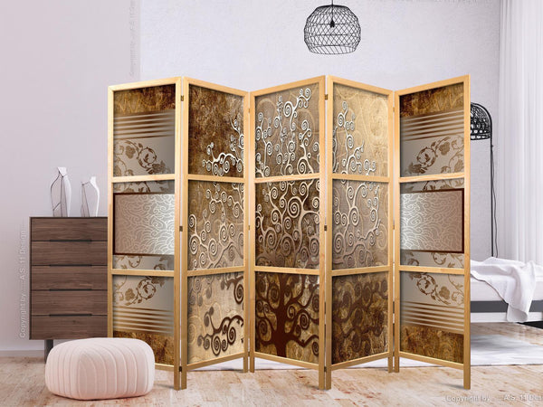 Japansk rumsavdelare - Golden Flourishes II-Japanska rumsavdelare-Artgeist-peaceofhome.se