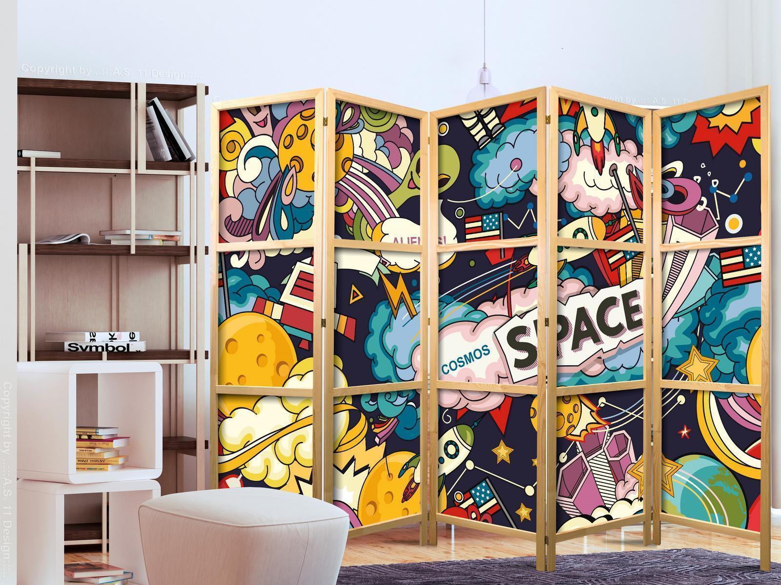 Japansk rumsavdelare - Teenager's Space II-Japanska rumsavdelare-Artgeist-peaceofhome.se