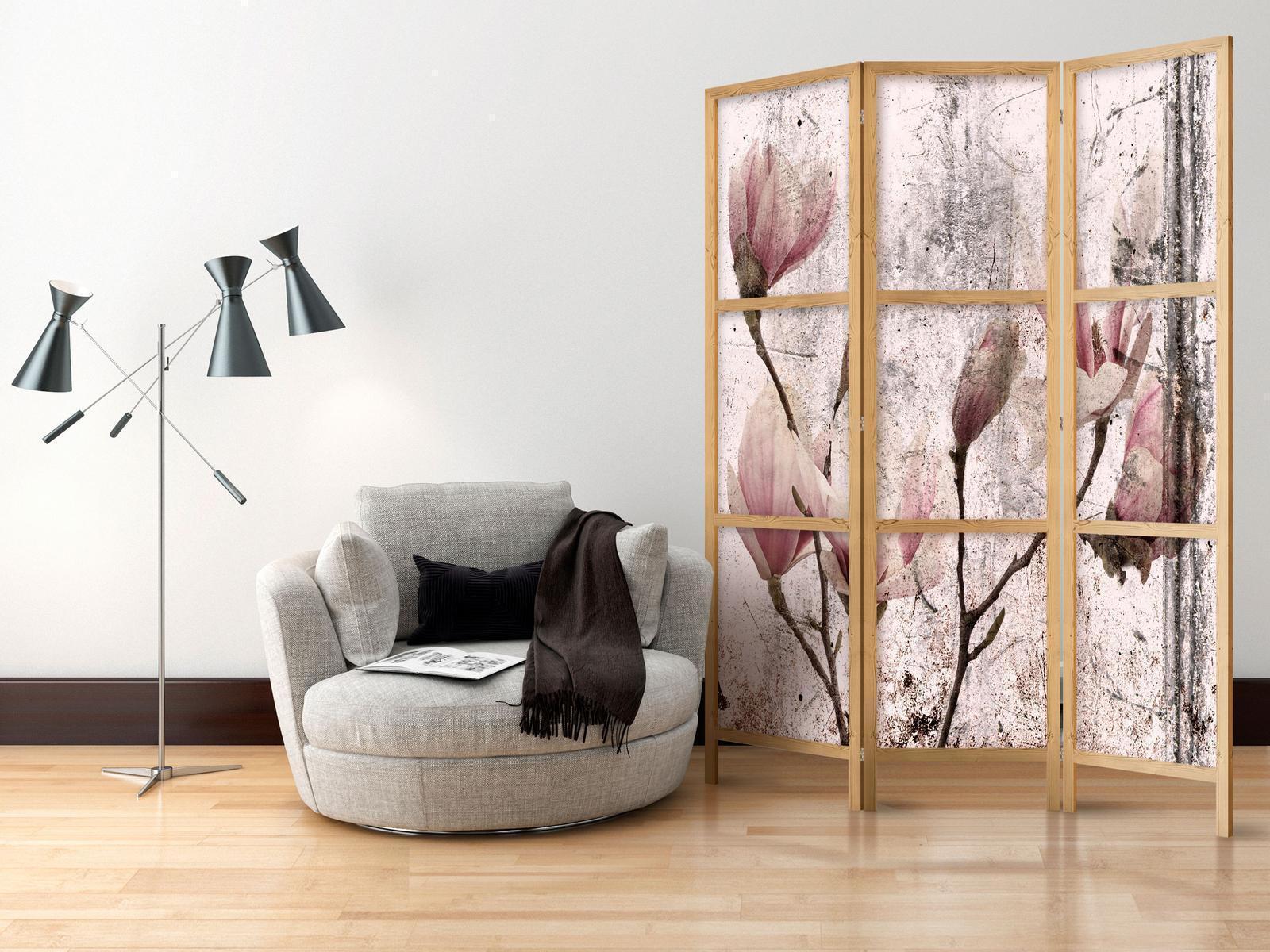 Japansk rumsavdelare - Vintage Magnolias I-Japanska rumsavdelare-Artgeist-peaceofhome.se